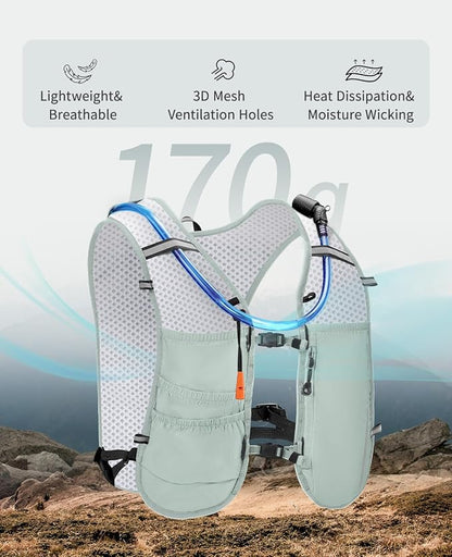 ECOHUB Running Hydration Vest Backpack, Lightweight Breathable Pack - Image 2