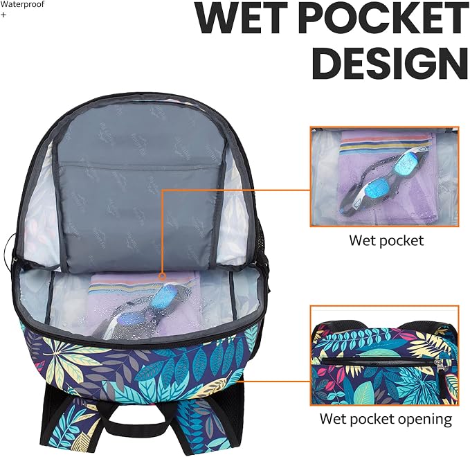 Venture Pal 40L Lightweight Packable Travel Hiking Backpack Daypack - Image 2