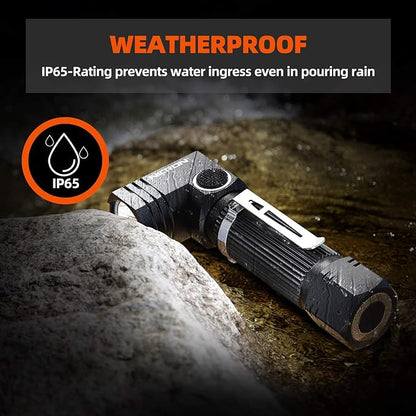 NICRON Flashlight, N7 600 Lumens Tactical Flashlight 2 Pack, 90 Degree Ip65 - Image 5