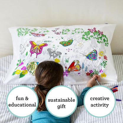 eatsleepdoodle - Coloring Pillowcase - Image 4