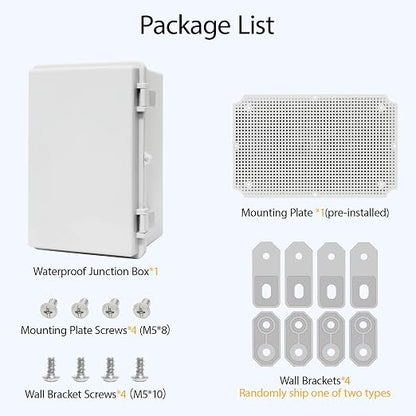 Junction Box ABS Plastic IP65 Waterproof Dustproof Universal Electrical - Image 8