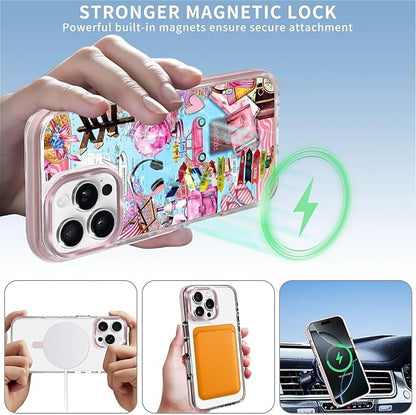 Case for iPhone 16 Pro, Cover Holiday Trip World Map Phone Case Design，for - Image 3