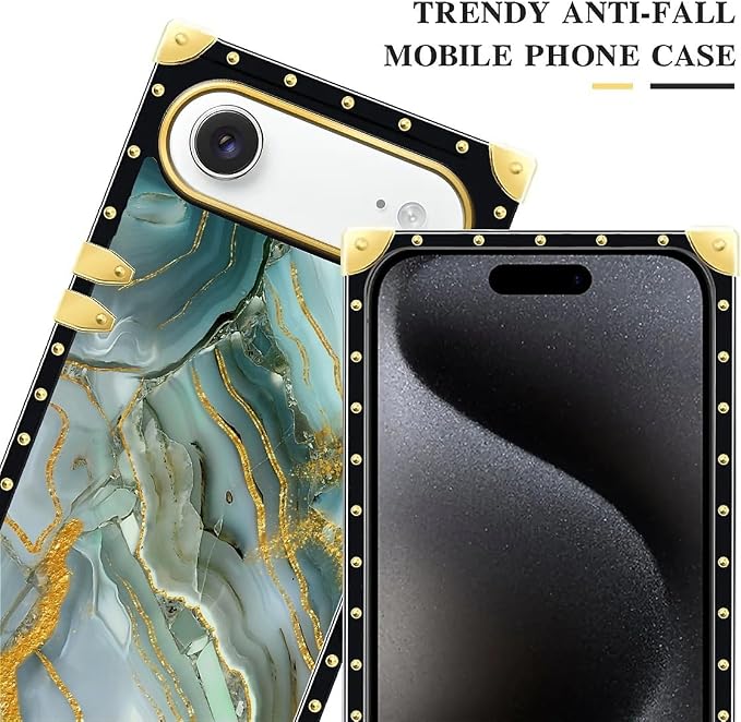 for iPhone 17 Air Case Luxury Golden Decoration - Image 4
