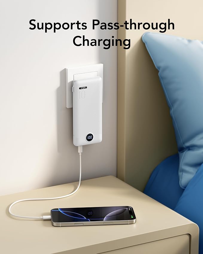 VRURC Portable Charger Power Bank - 10000mAh Fast Charging 22.5W PD 20W Slim - Image 8