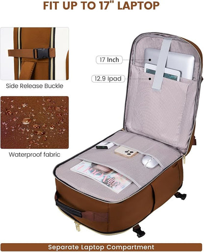 LOVEVOOK 50L Travel Backpack for Women & Men, Airline Approved Carry On Luggage - Image 8