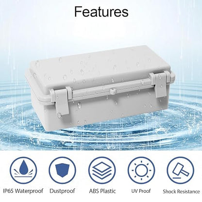 Junction Box ABS Plastic IP65 Waterproof Dustproof Universal Electrical - Image 3