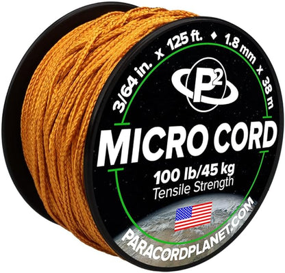 Paracord Planet Micro Paracord – Thin Braided Cord by ParacordPlanet