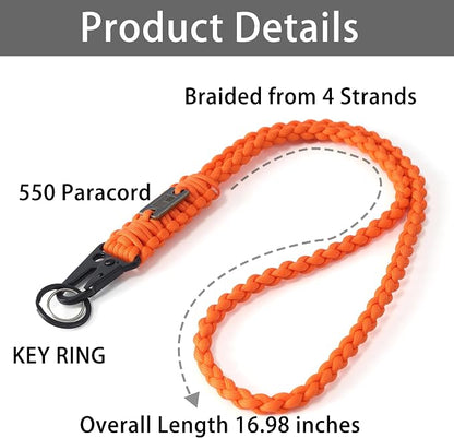 Heavy Duty Braided Paracord Lanyard - Image 2