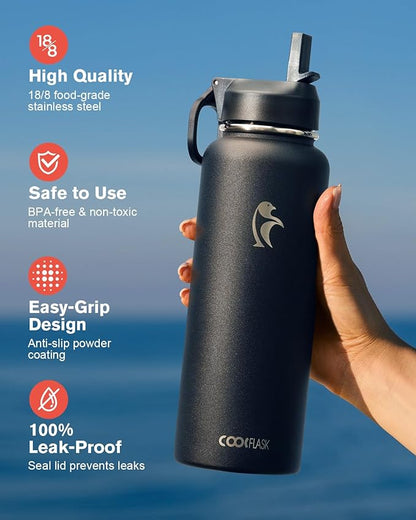 Water Bottle 40 oz Insulated - Image 3
