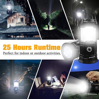 Collapsible Portable LED Camping Lantern XTAUTO Lightweight Waterproof Solar - Image 4