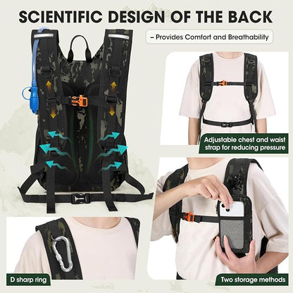 RAINSMORE Tactical Hydration Backpack 18L - Image 6