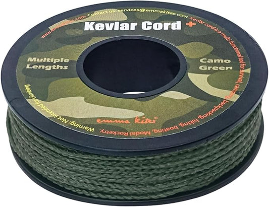 emma kites Camo Green, Trip Line, Cord Friction-Saw, Boot Laces, Survival Cord by emmakites