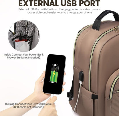 LOVEVOOK Laptop Backpack for Women 17.3 inch, Cute Womens Travel Backpack Purse - Image 5
