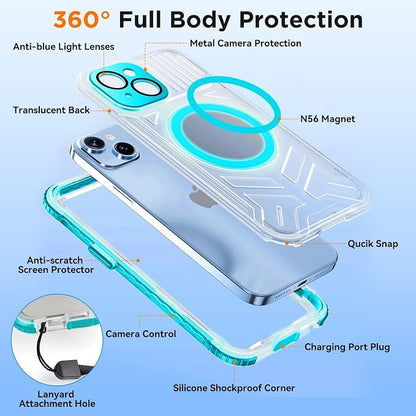 WIFORT for iPhone 15 Waterproof Case, 360 Full Body Sealed Protection Cover - Image 6