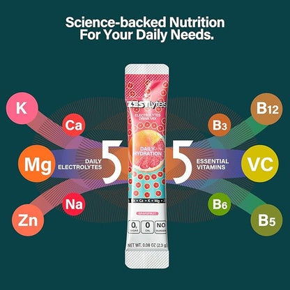 40 Sticks Sugar Free & 0 Calorie Electrolyte Hydration Packets, Low Sodium - Image 5