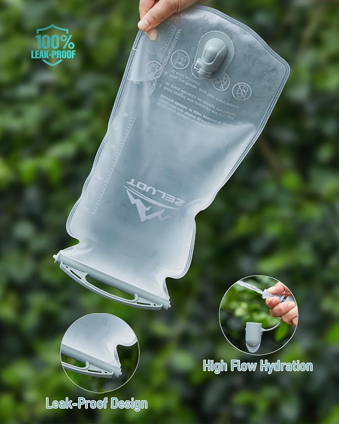 Zelvot 2L-3L Hydration Bladder Kit, 6 in 1 Water Bladder - Image 2
