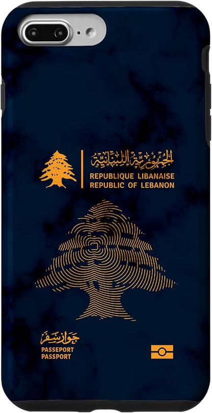 Lebanon, Lebanon Passport, Lebanon Flag, Lebanon map. Case by Unknown