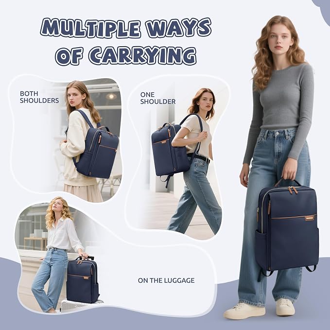 Laptop Backpack for Women, Work Business Traval Computer Backpacks - Image 5