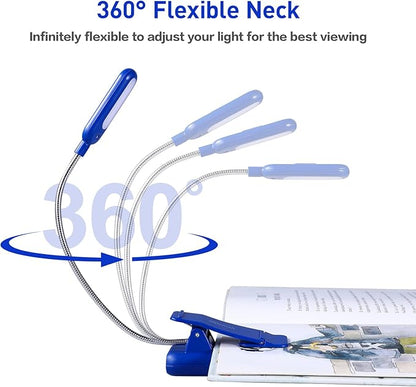 VAVOFO Rechargeable Book Light for Reading in Bed Kids, 7 LED Reading Light - Image 7