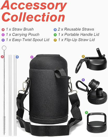 64 oz Water Bottle Insulated - Image 6