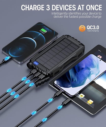 Mregb Solar Charger Power Bank 42800mAh, Portable Charger, Solar Power Bank - Image 3