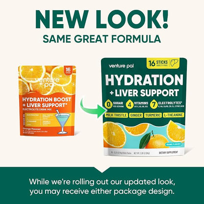 Venture Pal Hydration Packets + Liver Support- Liquid Daily IV Electrolyte - Image 9