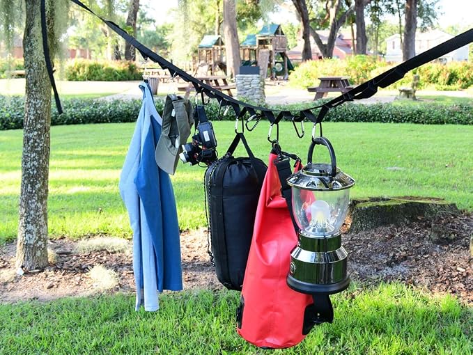 Campsite Storage Strap with 19 Separated Loops - Image 2