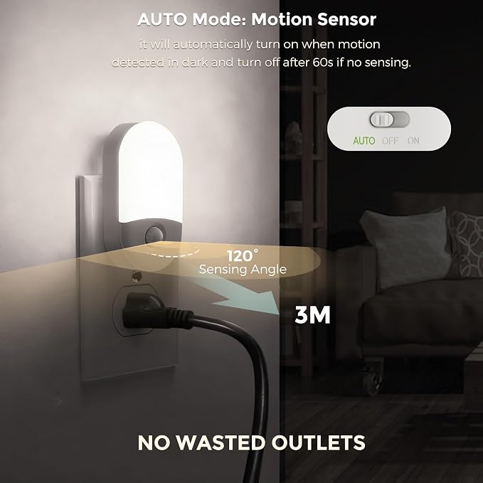 L LOHAS LED Motion Sensor Night Light, Motion Activated Night Light, Night - Image 4