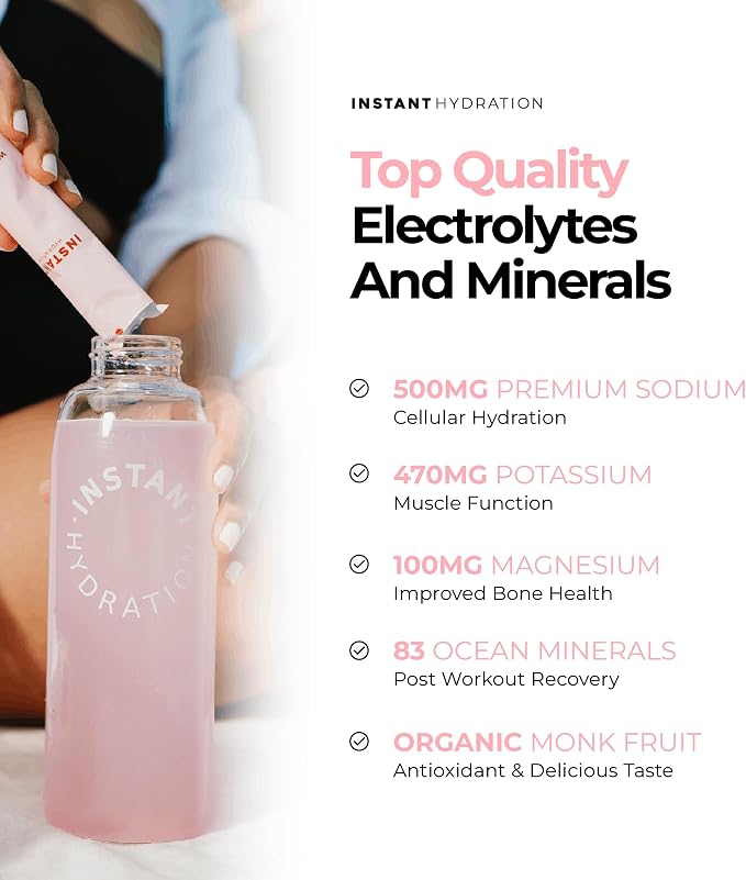 Instant Hydration Sugar Free Electrolytes Powder Packets - Image 4