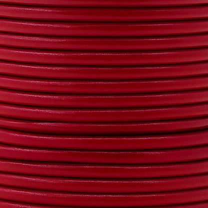 Mandala Crafts Round Genuine Burgundy Leather Cord - Image 3