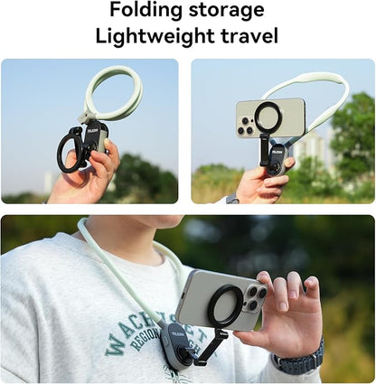 TELESIN Magnetic Neck Mount for Phones, Cell Phone Holder Stand Hanging on Neck - Image 6