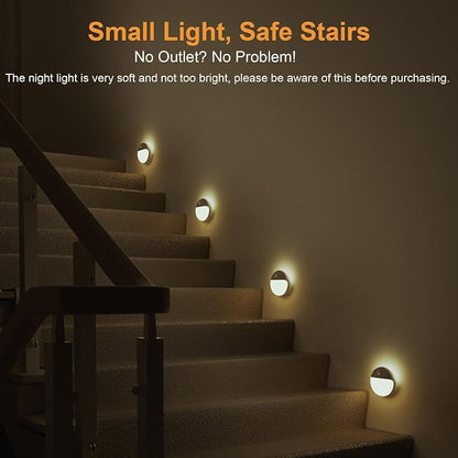 YUNLEX 2 Pack Motion Sensor Night Light, 3 Lighting Modes, Stepless Dimming - Image 2