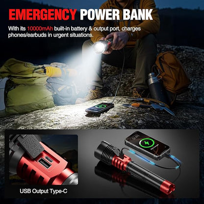 WdtPro Rechargeable LED Flashlights High Lumens, Super Bright 90000LM - Image 7