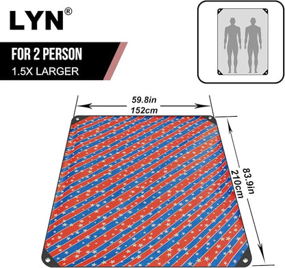 LYN Heavy Duty Emergency Blanket Survival Gear Waterproof Insulated Blanket - Image 2