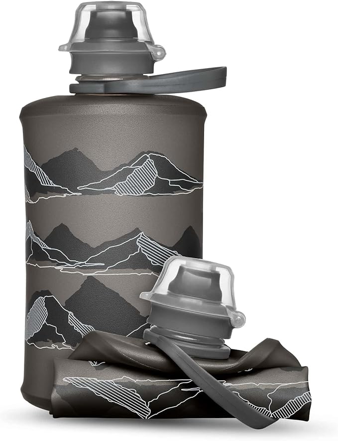 HydraPak Stow Collapsible Water Bottle – 350ml, 1L – Ultralight, Leak-Proof by Hydrapak