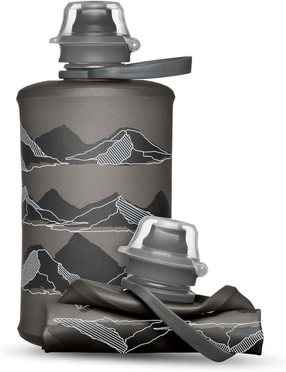 HydraPak Stow Collapsible Water Bottle – 350ml, 1L – Ultralight, Leak-Proof by Hydrapak