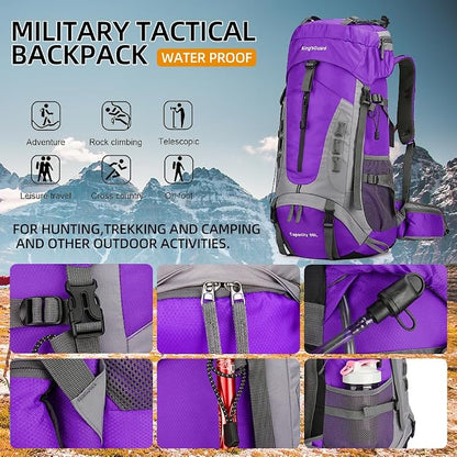 King'sGuard 60L Hiking Backpack - Image 6