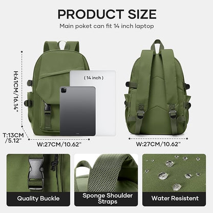 coowoz Lightweight School Backpack College Laptop Backpack - Image 3