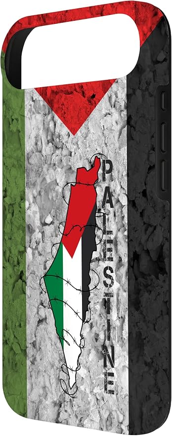 Kufiya Palestine Keffiyeh Flag, Palestinian Map Pattern Case - Image 3