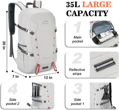 BAGPARKK Hiking Backpack, Large 35L Travel Backpacks - Image 3