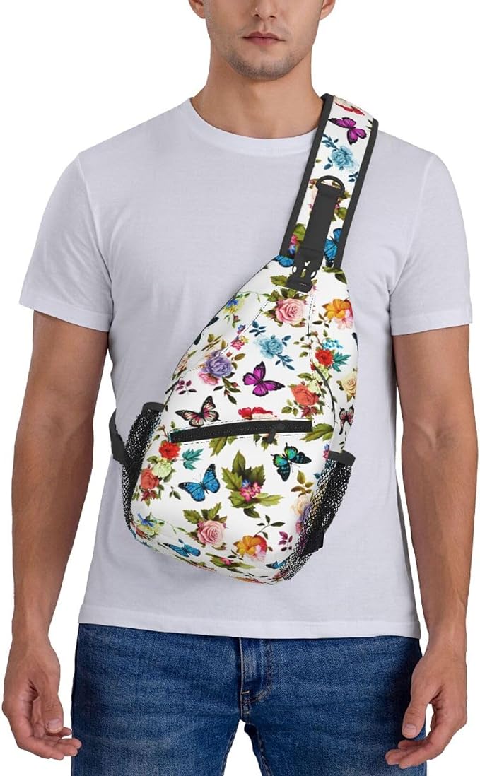 Sling Backpack For Men Hiking Daypack Crossbody Shoulder Bag Travel Chest Pack - Image 3