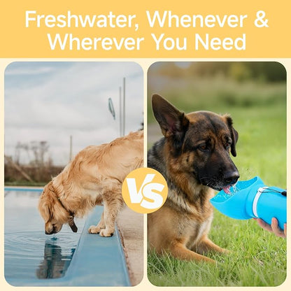 Dog Water Bottle, Leakproof Portable Water Bowl - Image 3