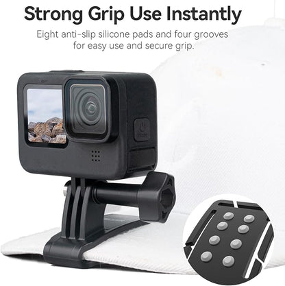 TELESIN Head Strap Mount with Cap Clip, Quick Release Head Belt Mount - Image 5