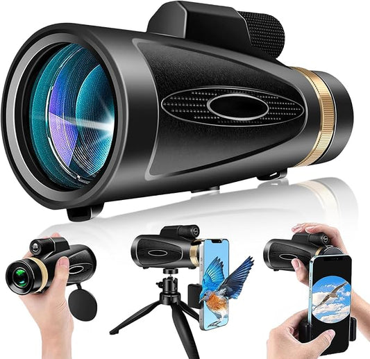 Monocular Telescope 80x100 HD Monoculars by ASxmhGo