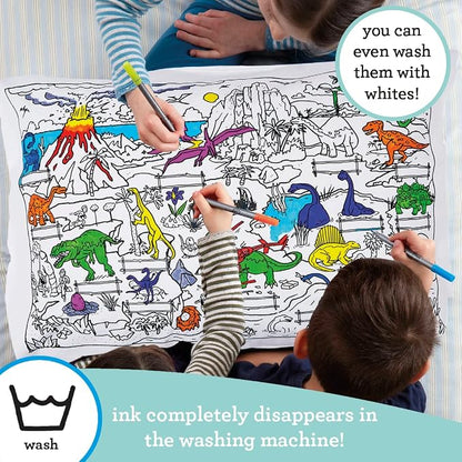 Coloring Pillowcase for Kids – Reusable DIY Pillow Cover - Image 6