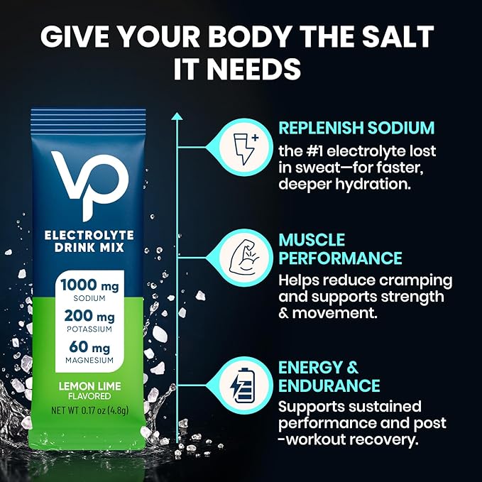 Venture Pal High Sodium Sugar-Free Electrolyte Powder Packets - Image 5