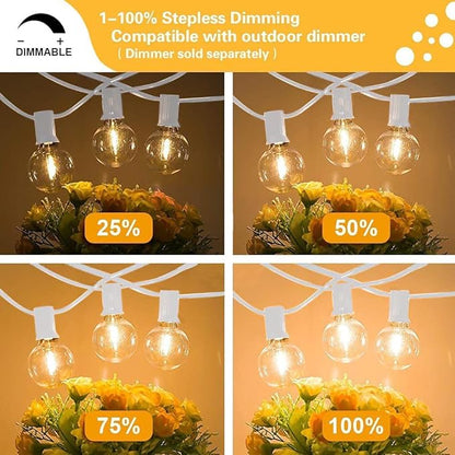 SUNTHIN White String Lights, 97FT White Outdoor Lights - Image 5