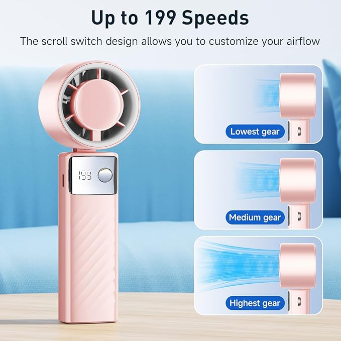YOSHENMO Portable Handheld Turbo Fan - Image 3