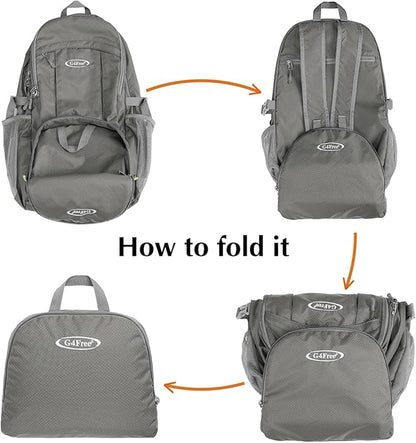 G4Free 40L Lightweight Packable Hiking Backpack, Waterproof Travel Daypack - Image 6