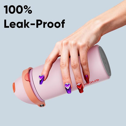 Insulated Water Bottle with Straw - Image 6